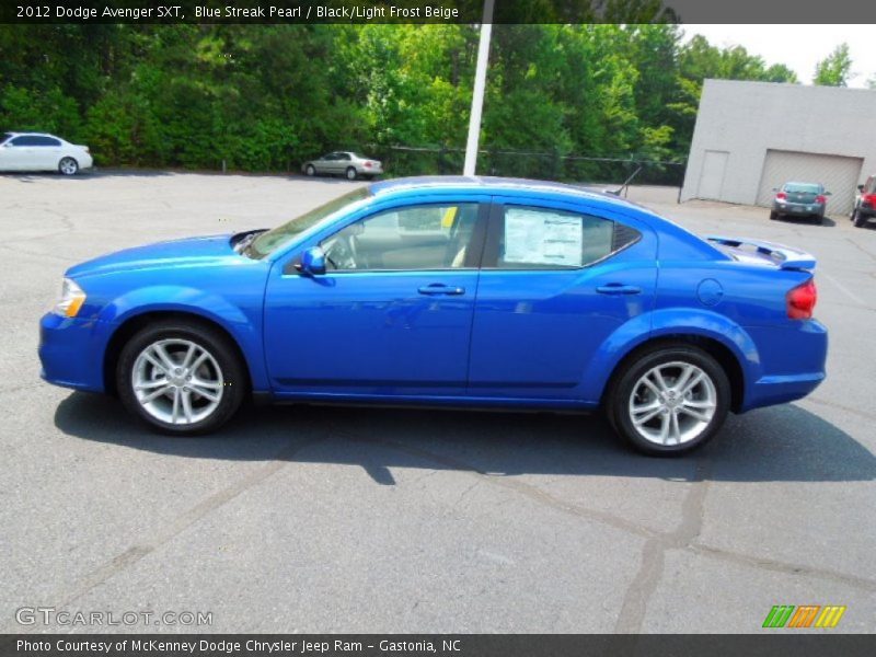  2012 Avenger SXT Blue Streak Pearl