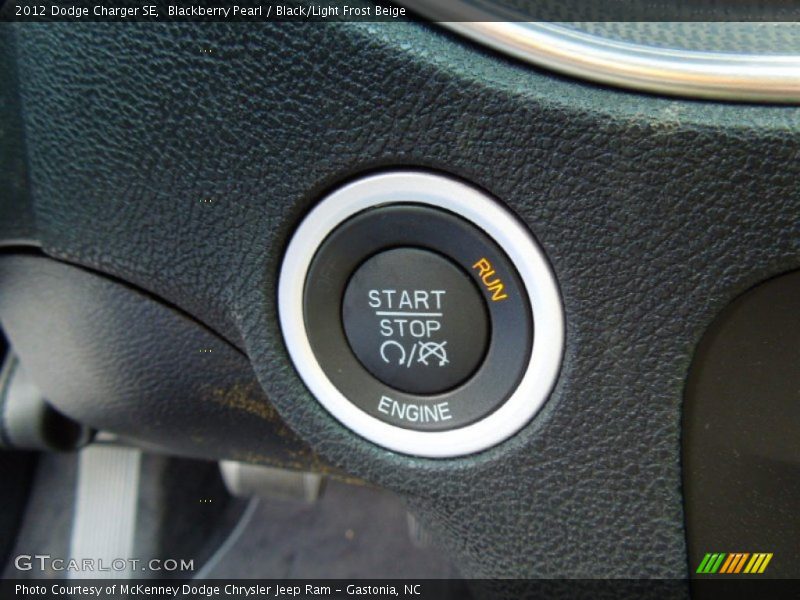Controls of 2012 Charger SE