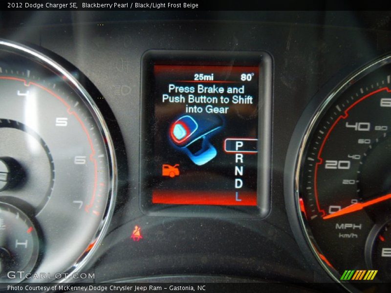 Blackberry Pearl / Black/Light Frost Beige 2012 Dodge Charger SE