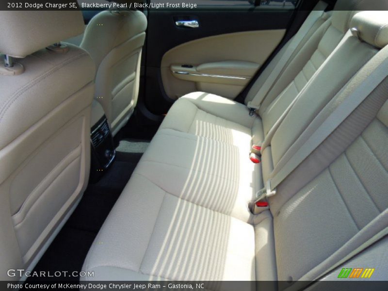 Blackberry Pearl / Black/Light Frost Beige 2012 Dodge Charger SE