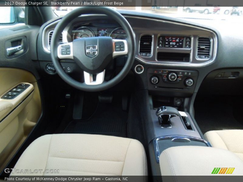Dashboard of 2012 Charger SE