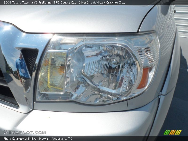 Silver Streak Mica / Graphite Gray 2008 Toyota Tacoma V6 PreRunner TRD Double Cab