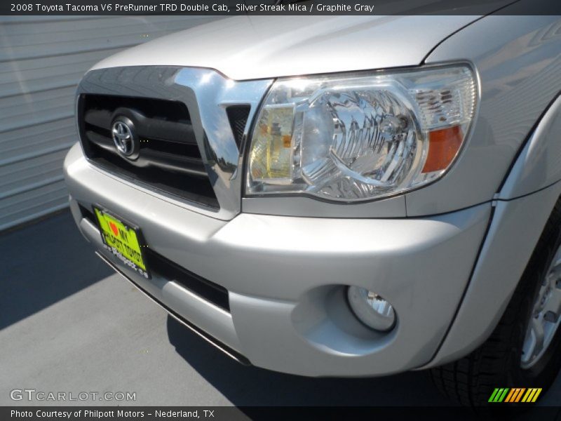 Silver Streak Mica / Graphite Gray 2008 Toyota Tacoma V6 PreRunner TRD Double Cab