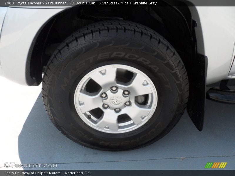 Silver Streak Mica / Graphite Gray 2008 Toyota Tacoma V6 PreRunner TRD Double Cab