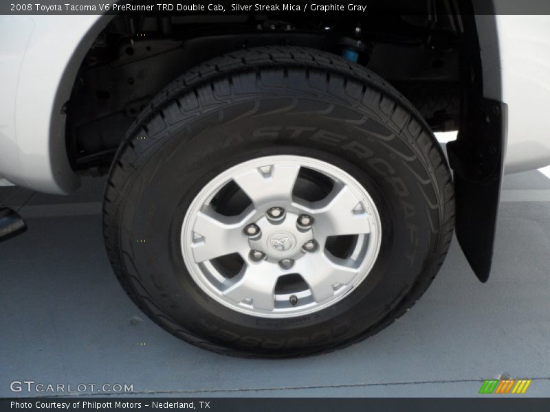Silver Streak Mica / Graphite Gray 2008 Toyota Tacoma V6 PreRunner TRD Double Cab