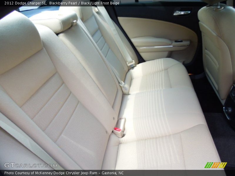 Blackberry Pearl / Black/Light Frost Beige 2012 Dodge Charger SE