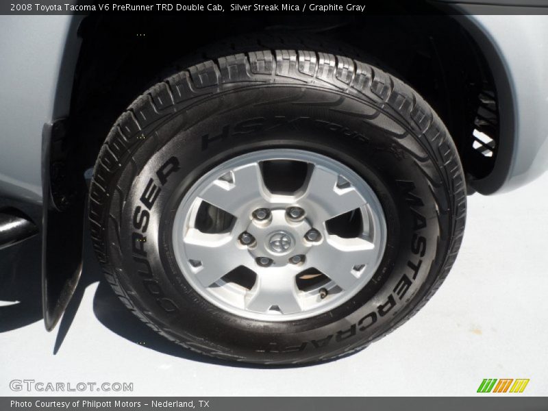 Silver Streak Mica / Graphite Gray 2008 Toyota Tacoma V6 PreRunner TRD Double Cab