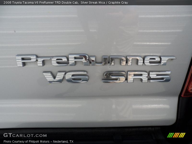 Silver Streak Mica / Graphite Gray 2008 Toyota Tacoma V6 PreRunner TRD Double Cab