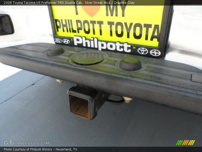 Silver Streak Mica / Graphite Gray 2008 Toyota Tacoma V6 PreRunner TRD Double Cab