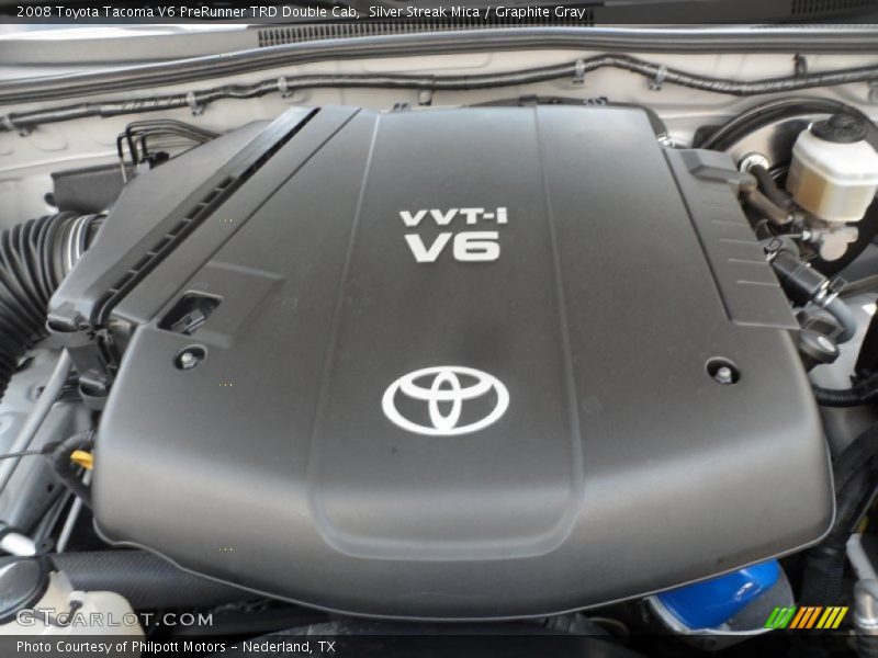 Silver Streak Mica / Graphite Gray 2008 Toyota Tacoma V6 PreRunner TRD Double Cab