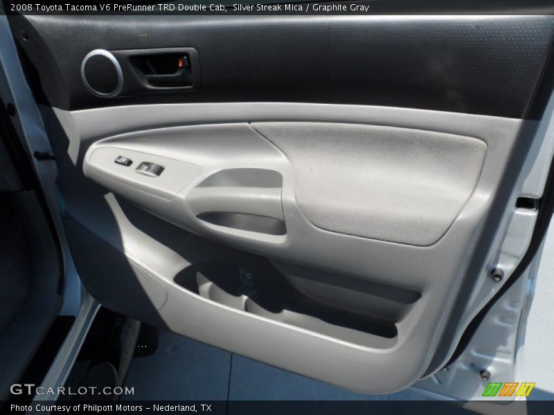 Silver Streak Mica / Graphite Gray 2008 Toyota Tacoma V6 PreRunner TRD Double Cab