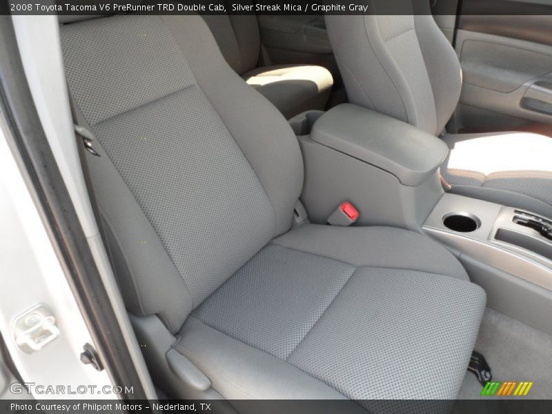Silver Streak Mica / Graphite Gray 2008 Toyota Tacoma V6 PreRunner TRD Double Cab