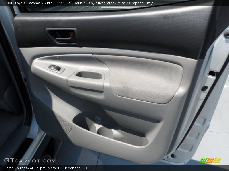 Silver Streak Mica / Graphite Gray 2008 Toyota Tacoma V6 PreRunner TRD Double Cab