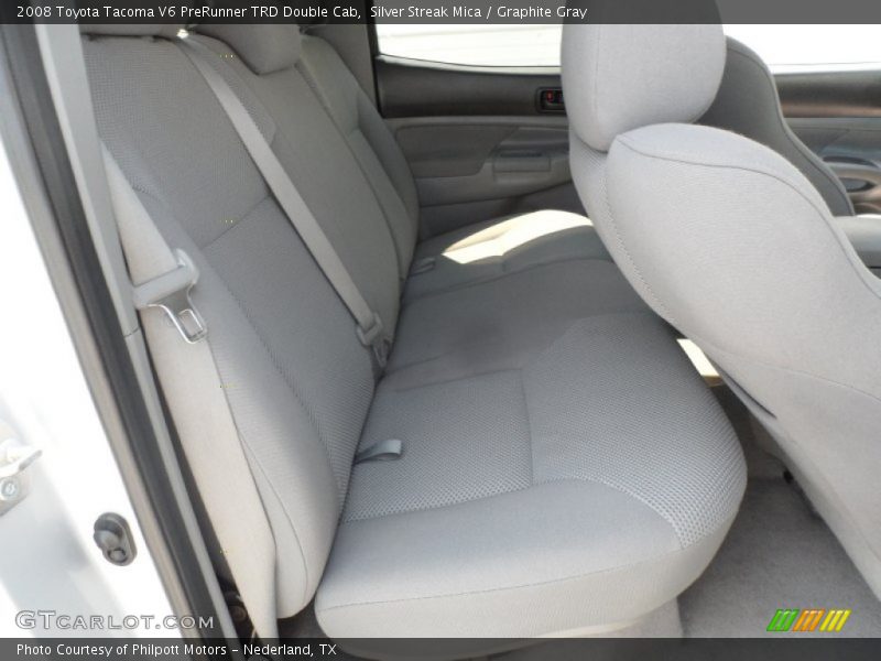 Silver Streak Mica / Graphite Gray 2008 Toyota Tacoma V6 PreRunner TRD Double Cab
