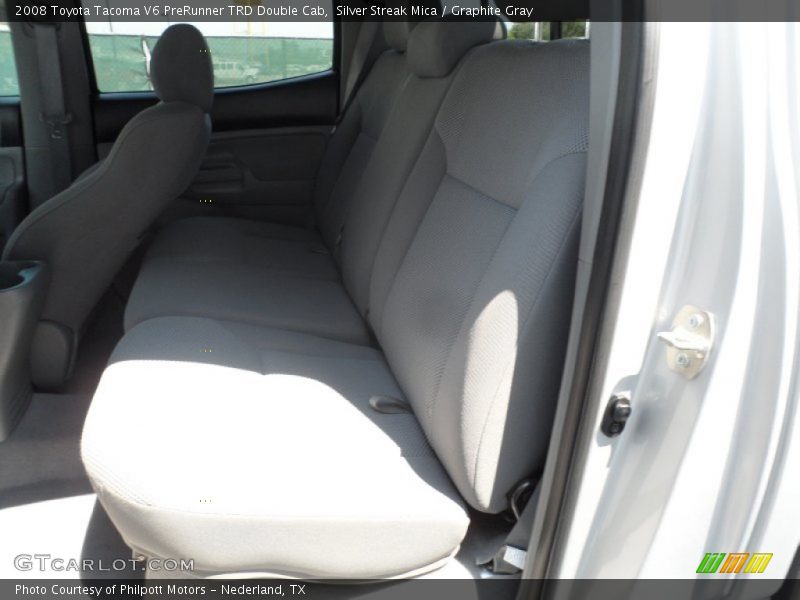 Silver Streak Mica / Graphite Gray 2008 Toyota Tacoma V6 PreRunner TRD Double Cab