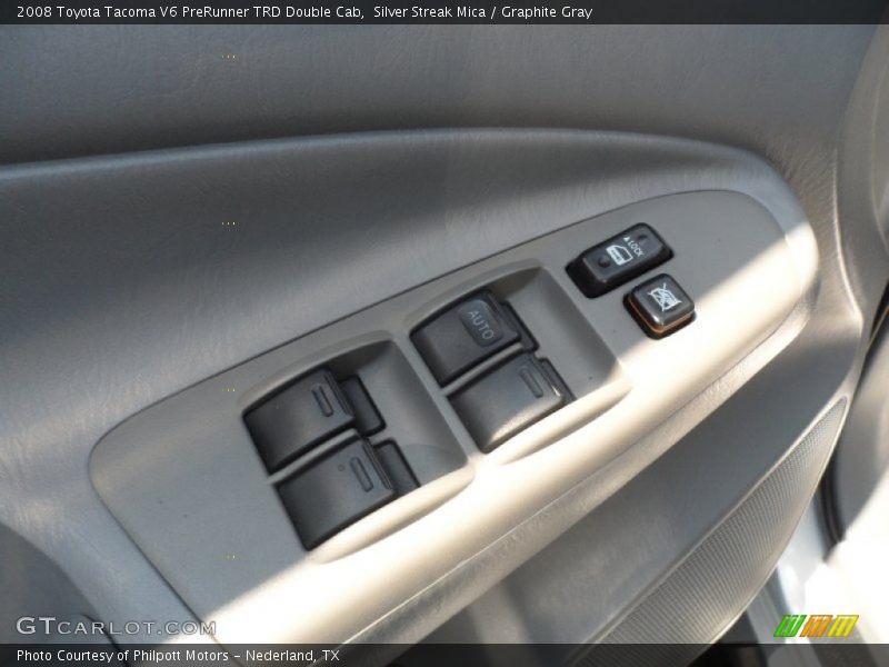 Silver Streak Mica / Graphite Gray 2008 Toyota Tacoma V6 PreRunner TRD Double Cab
