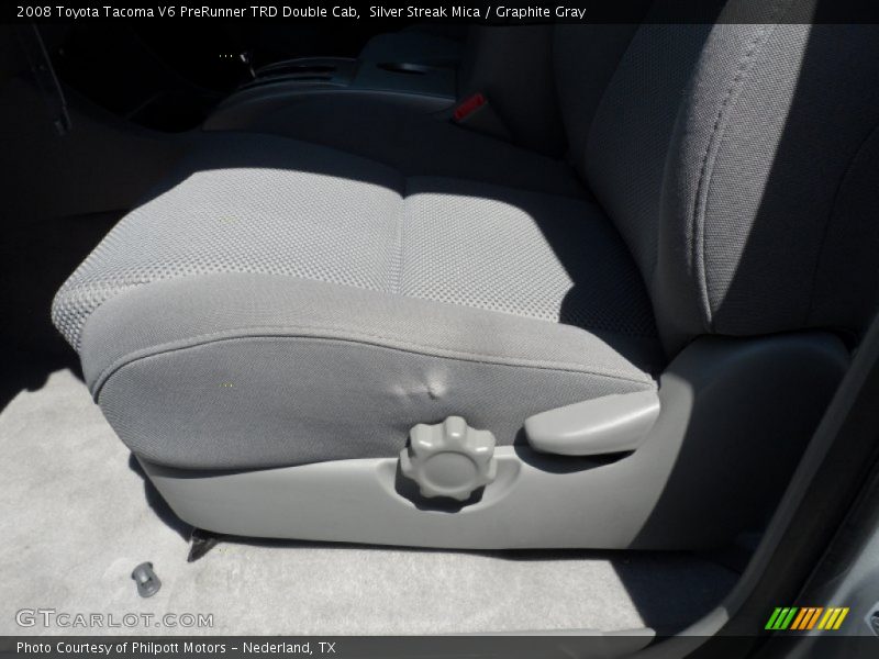 Silver Streak Mica / Graphite Gray 2008 Toyota Tacoma V6 PreRunner TRD Double Cab