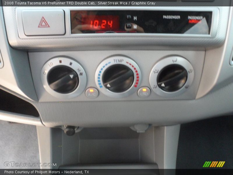 Silver Streak Mica / Graphite Gray 2008 Toyota Tacoma V6 PreRunner TRD Double Cab