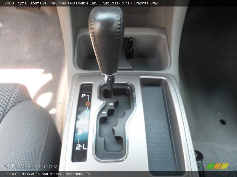 Silver Streak Mica / Graphite Gray 2008 Toyota Tacoma V6 PreRunner TRD Double Cab