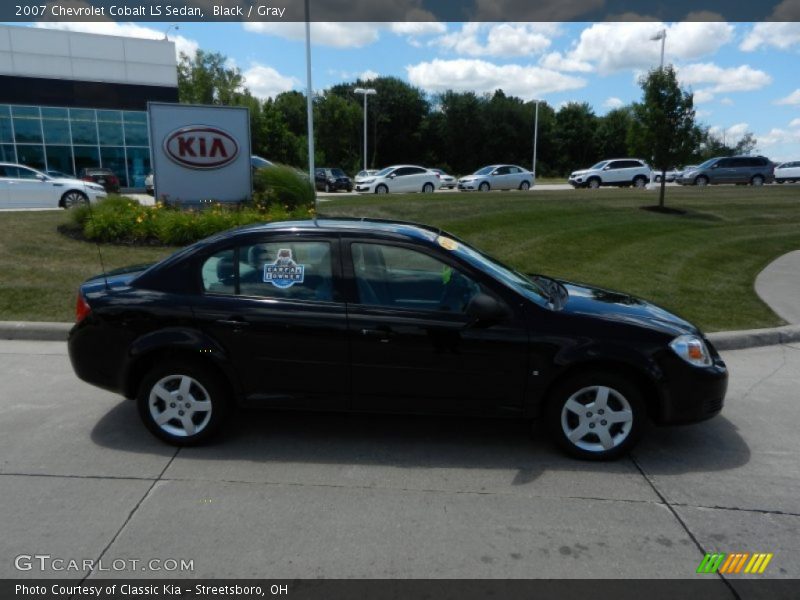 Black / Gray 2007 Chevrolet Cobalt LS Sedan
