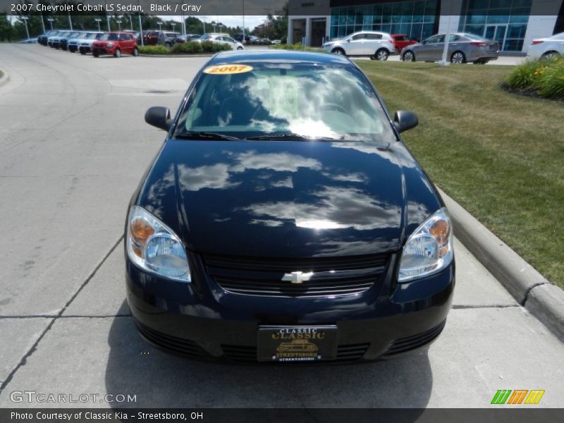 Black / Gray 2007 Chevrolet Cobalt LS Sedan