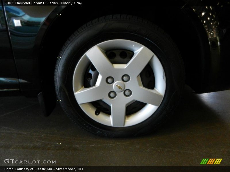 Black / Gray 2007 Chevrolet Cobalt LS Sedan