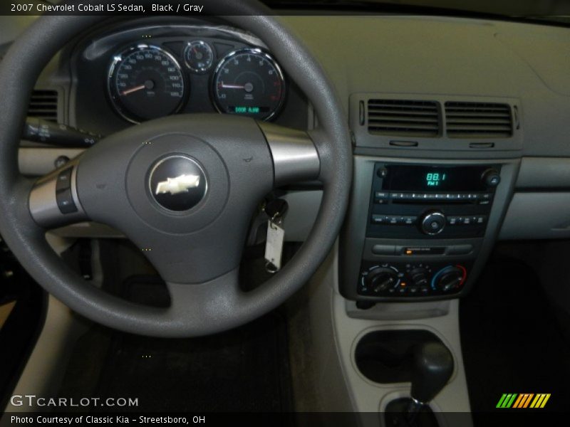 Black / Gray 2007 Chevrolet Cobalt LS Sedan
