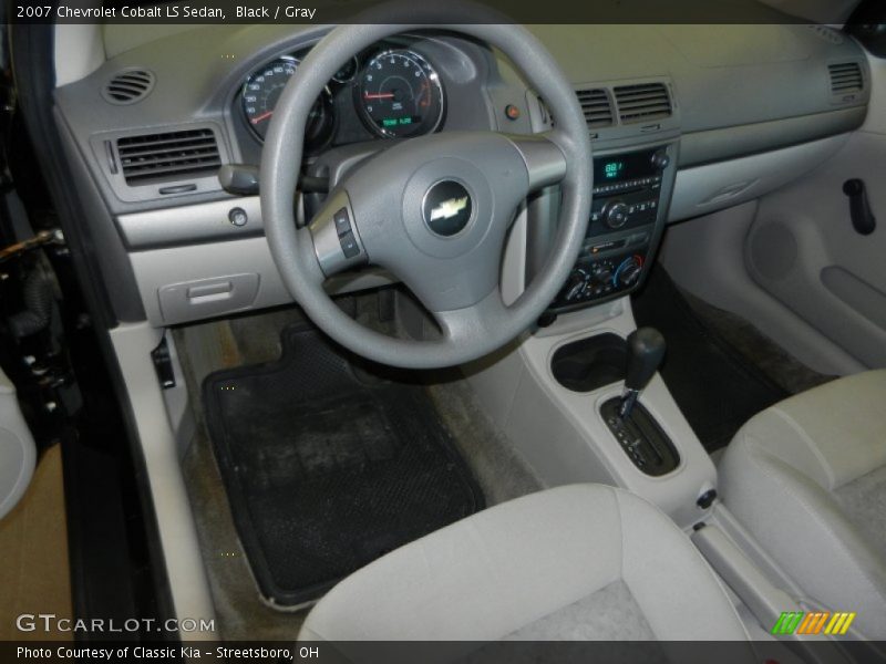 Black / Gray 2007 Chevrolet Cobalt LS Sedan