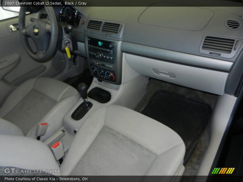 Black / Gray 2007 Chevrolet Cobalt LS Sedan