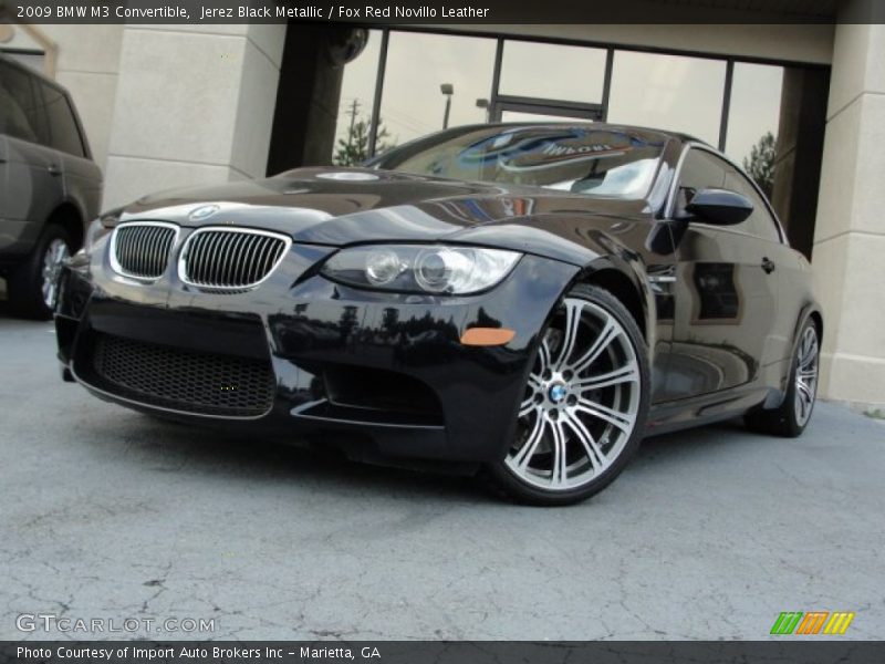 Jerez Black Metallic / Fox Red Novillo Leather 2009 BMW M3 Convertible