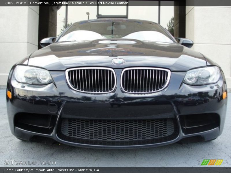 Jerez Black Metallic / Fox Red Novillo Leather 2009 BMW M3 Convertible