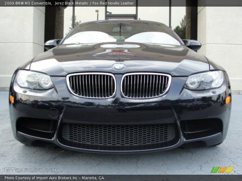 Jerez Black Metallic / Fox Red Novillo Leather 2009 BMW M3 Convertible