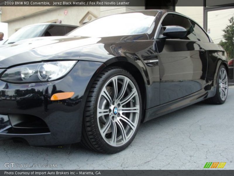 Jerez Black Metallic / Fox Red Novillo Leather 2009 BMW M3 Convertible