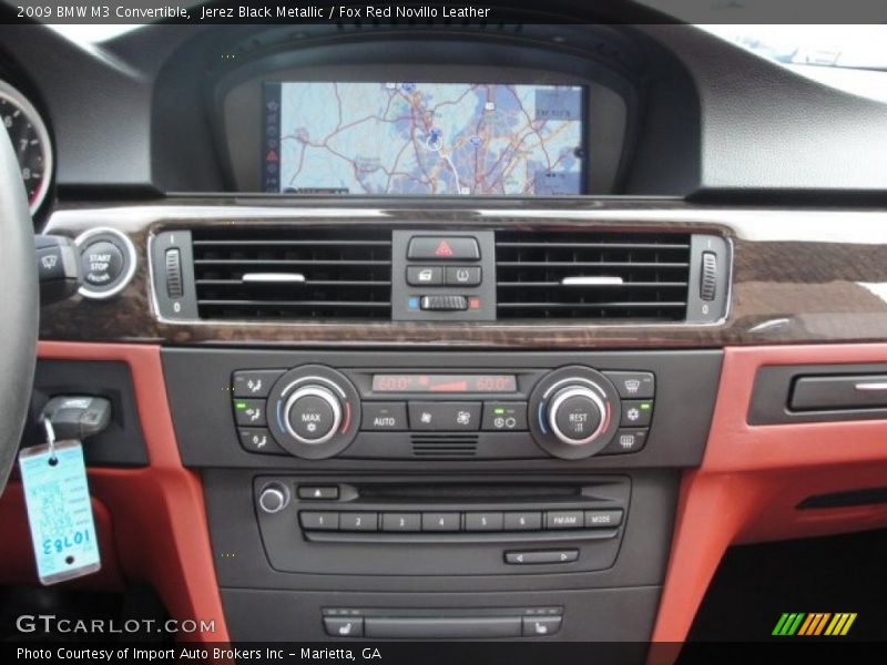 Jerez Black Metallic / Fox Red Novillo Leather 2009 BMW M3 Convertible