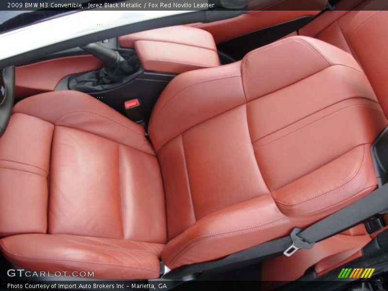 Jerez Black Metallic / Fox Red Novillo Leather 2009 BMW M3 Convertible