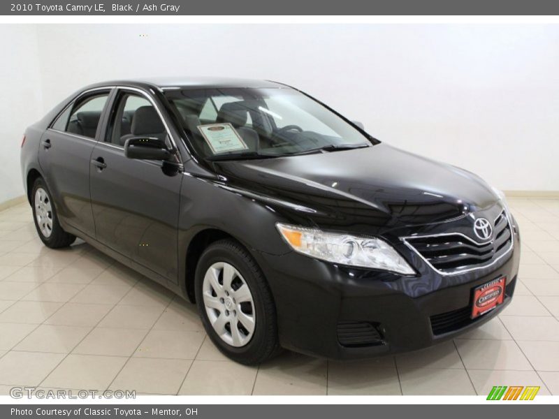 Black / Ash Gray 2010 Toyota Camry LE