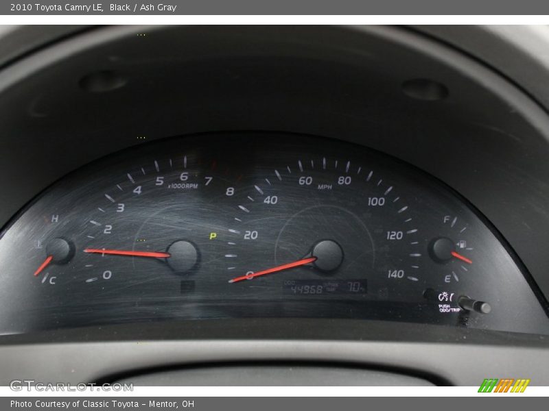 Black / Ash Gray 2010 Toyota Camry LE