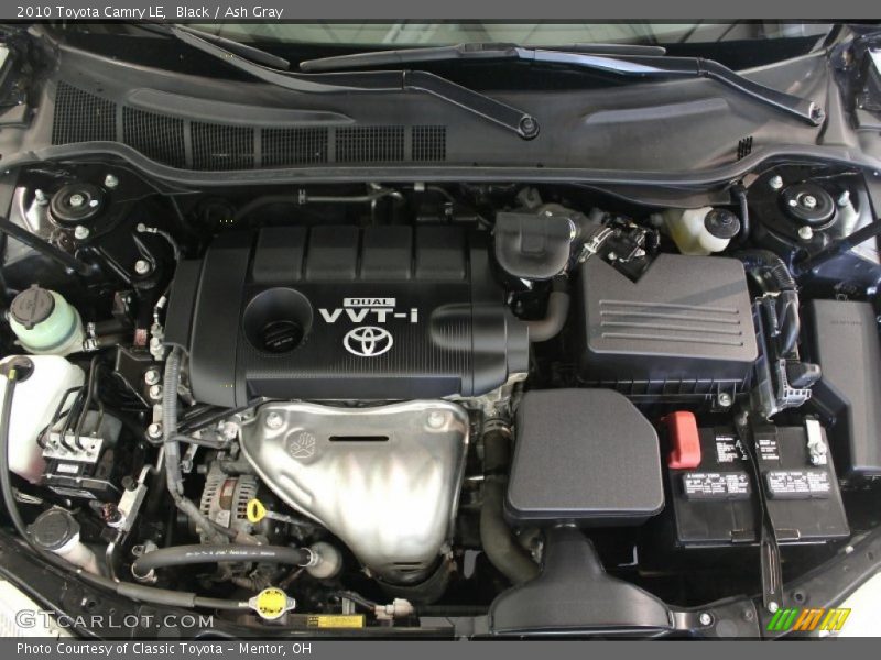 Black / Ash Gray 2010 Toyota Camry LE