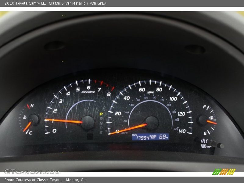 Classic Silver Metallic / Ash Gray 2010 Toyota Camry LE