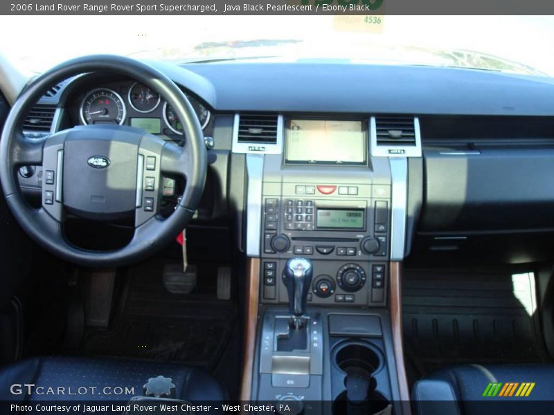 Java Black Pearlescent / Ebony Black 2006 Land Rover Range Rover Sport Supercharged