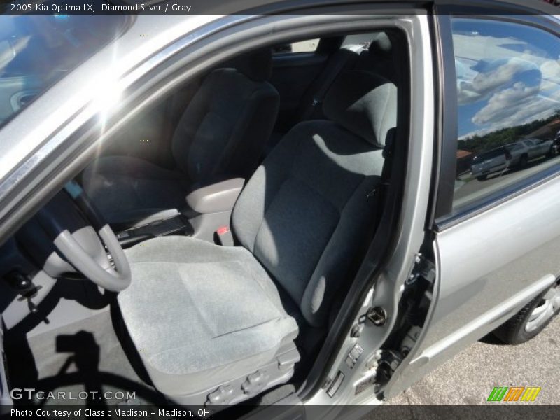 Diamond Silver / Gray 2005 Kia Optima LX