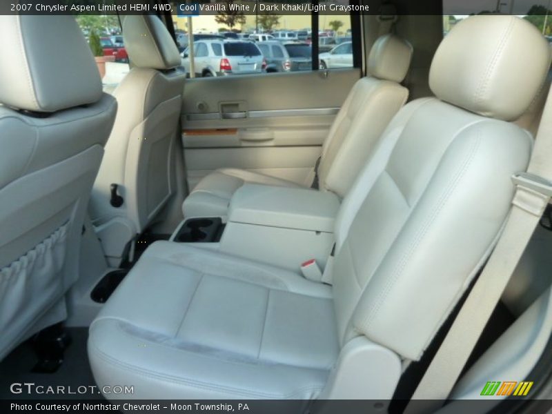 Cool Vanilla White / Dark Khaki/Light Graystone 2007 Chrysler Aspen Limited HEMI 4WD