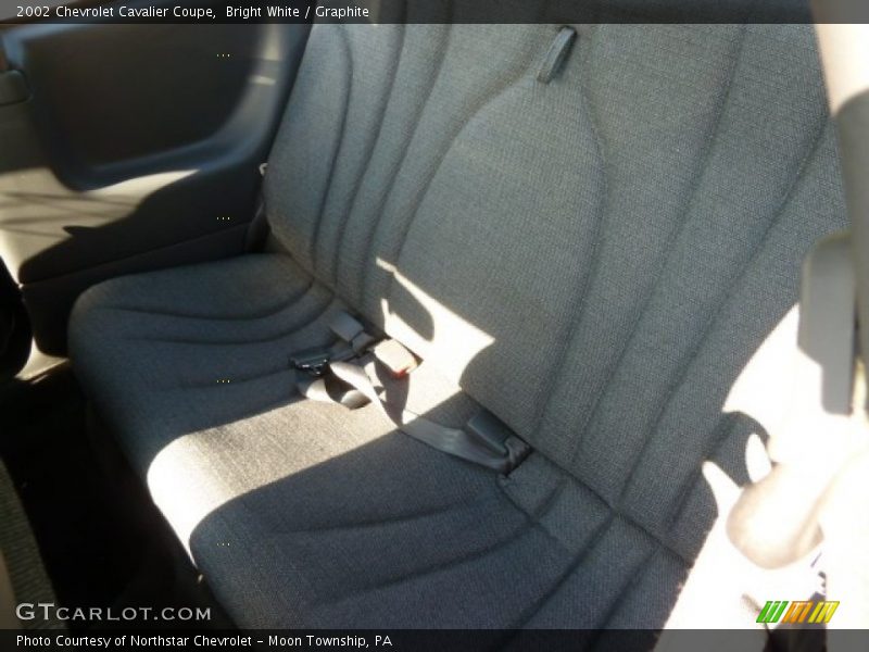 Bright White / Graphite 2002 Chevrolet Cavalier Coupe