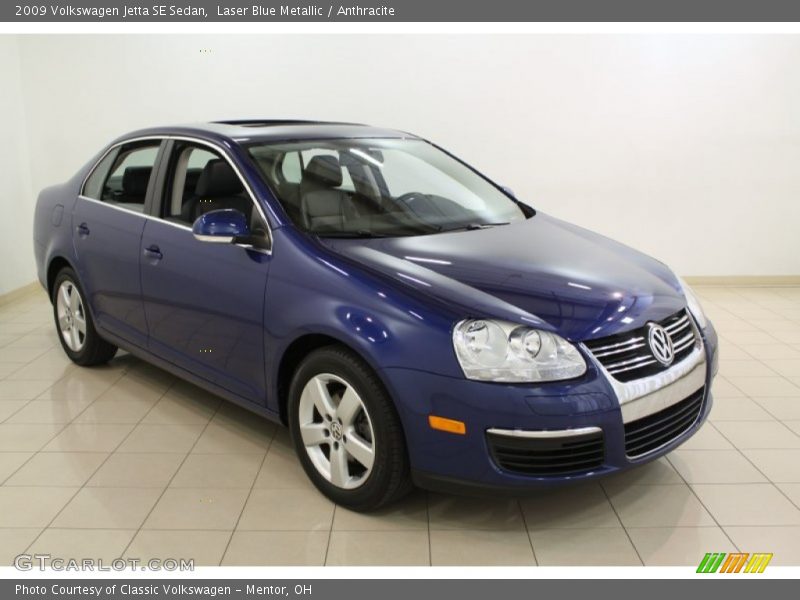 Laser Blue Metallic / Anthracite 2009 Volkswagen Jetta SE Sedan