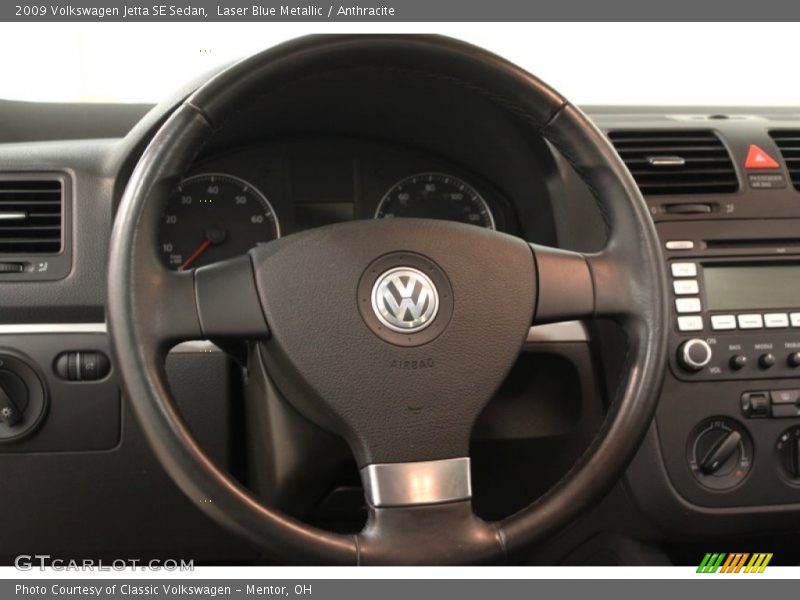 Laser Blue Metallic / Anthracite 2009 Volkswagen Jetta SE Sedan