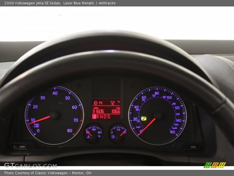 Laser Blue Metallic / Anthracite 2009 Volkswagen Jetta SE Sedan