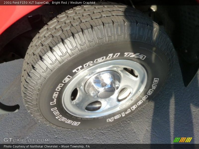 Bright Red / Medium Graphite 2001 Ford F150 XLT SuperCab