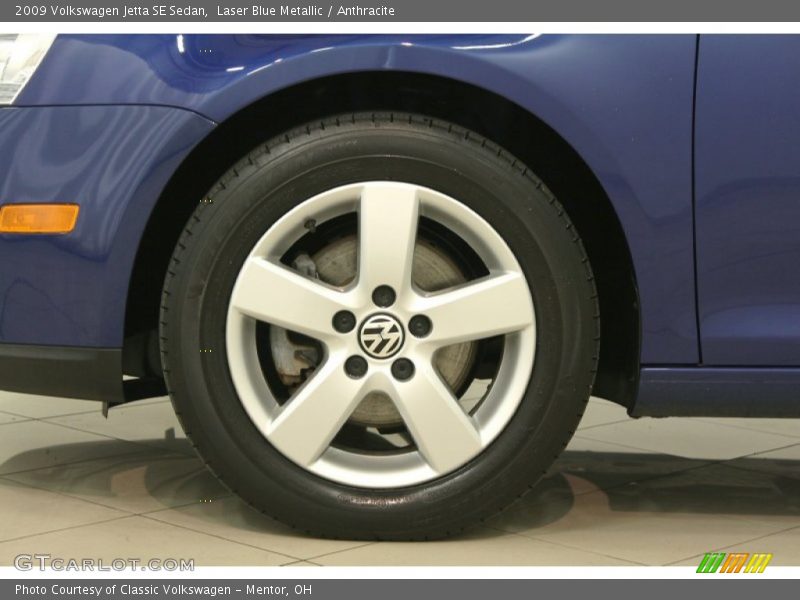 Laser Blue Metallic / Anthracite 2009 Volkswagen Jetta SE Sedan
