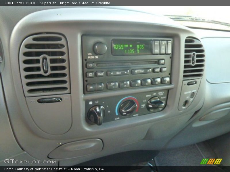 Bright Red / Medium Graphite 2001 Ford F150 XLT SuperCab