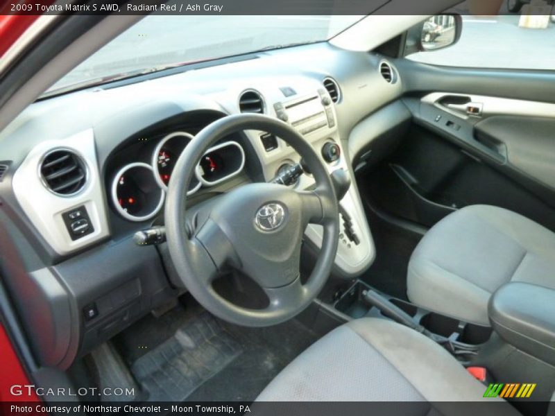 Radiant Red / Ash Gray 2009 Toyota Matrix S AWD